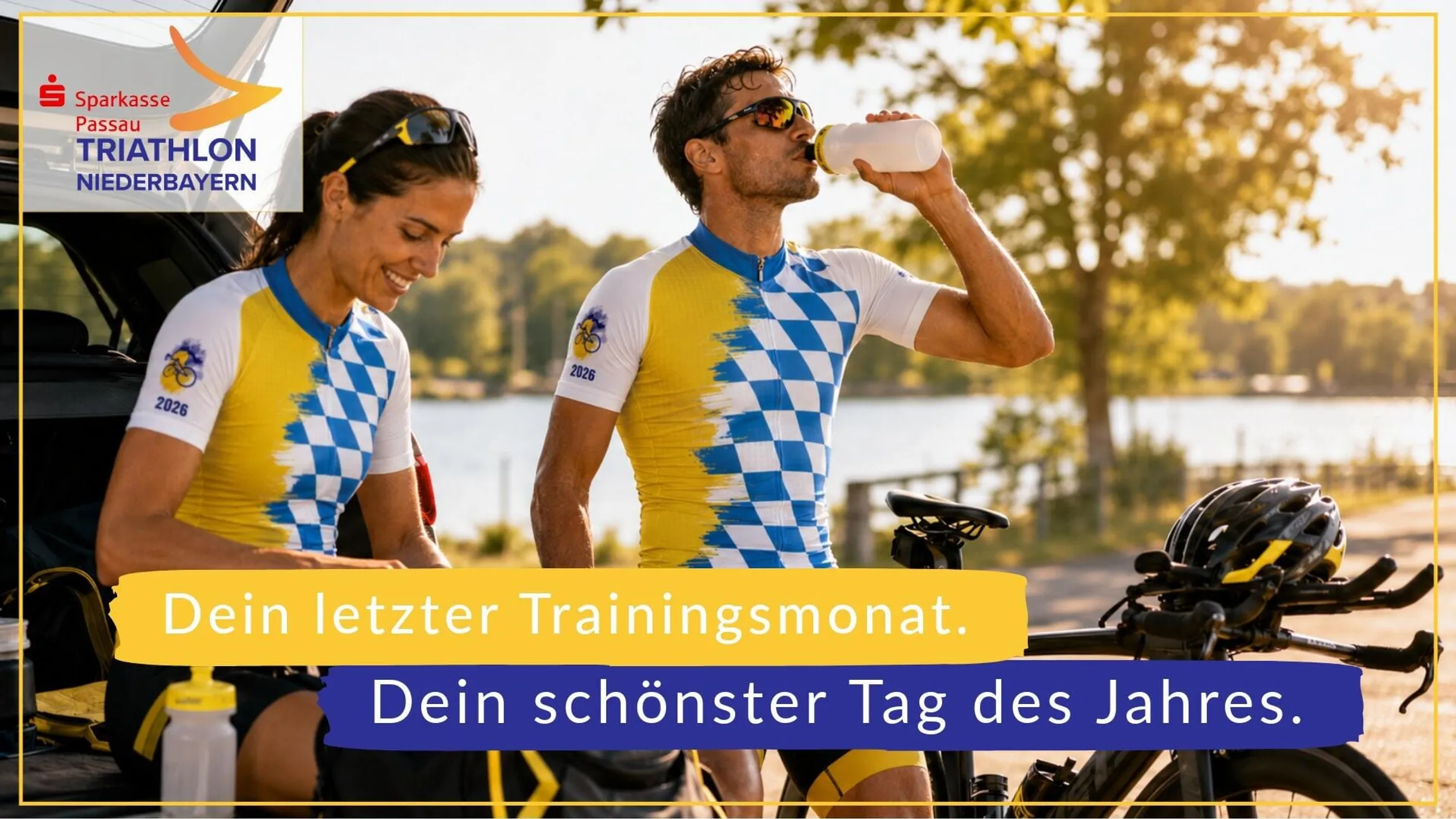 Noch ein Monat bis zum Triathlon Niederbayern: Schönster-Tag-Bundle gestartet
