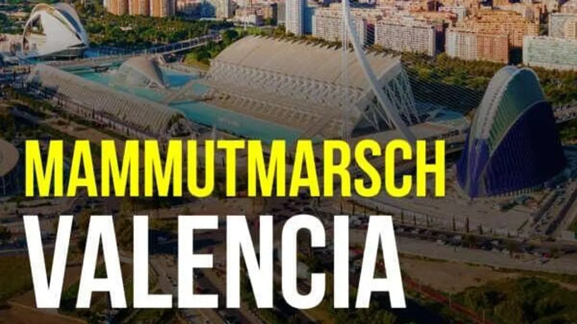 Mammutmarsch feiert Premiere in Valencia mit 30 und 50 km Strecken