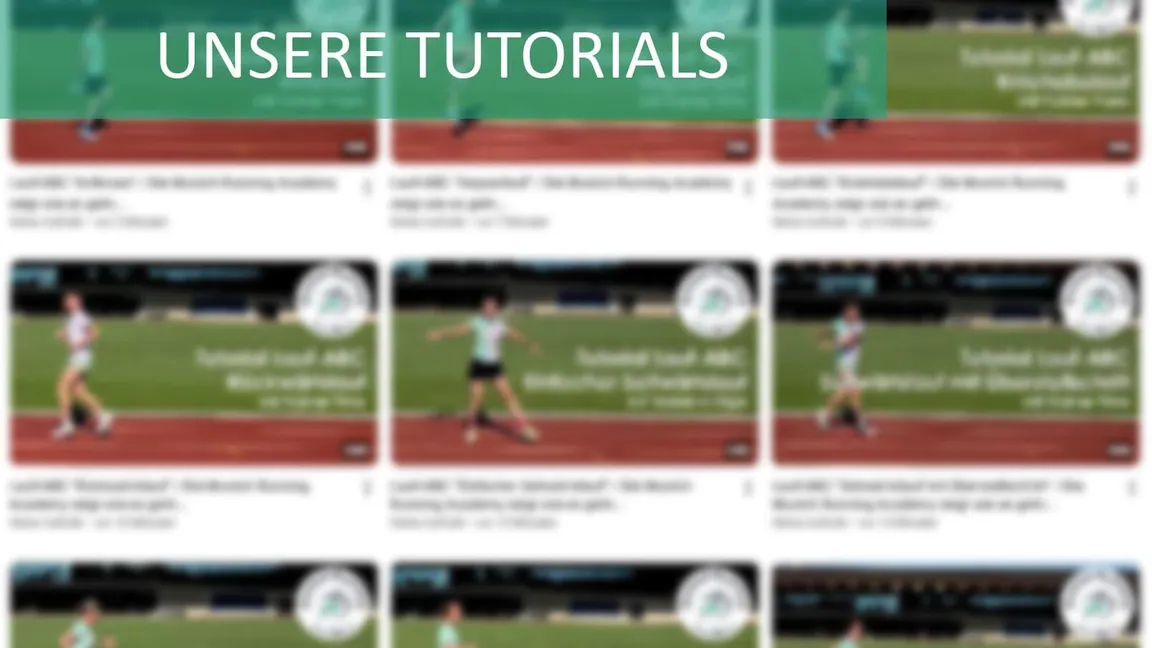 Neue Tutorials rund ums Lauf-ABC
