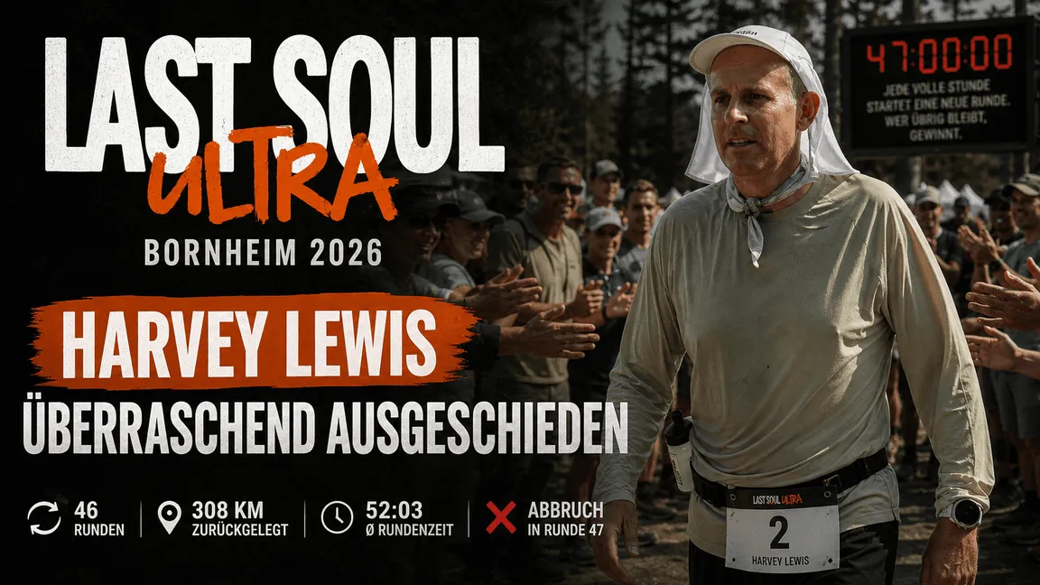 Favorit Harvey Lewis scheidet überraschend frühzeitig beim Last Soul Ultra 2026 aus