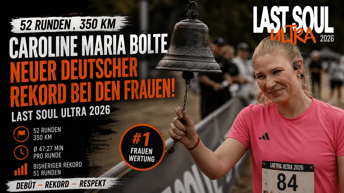 Caroline Maria Bolte bricht deutschen Backyard Ultra Rekord beim Last Soul Ultra 2026