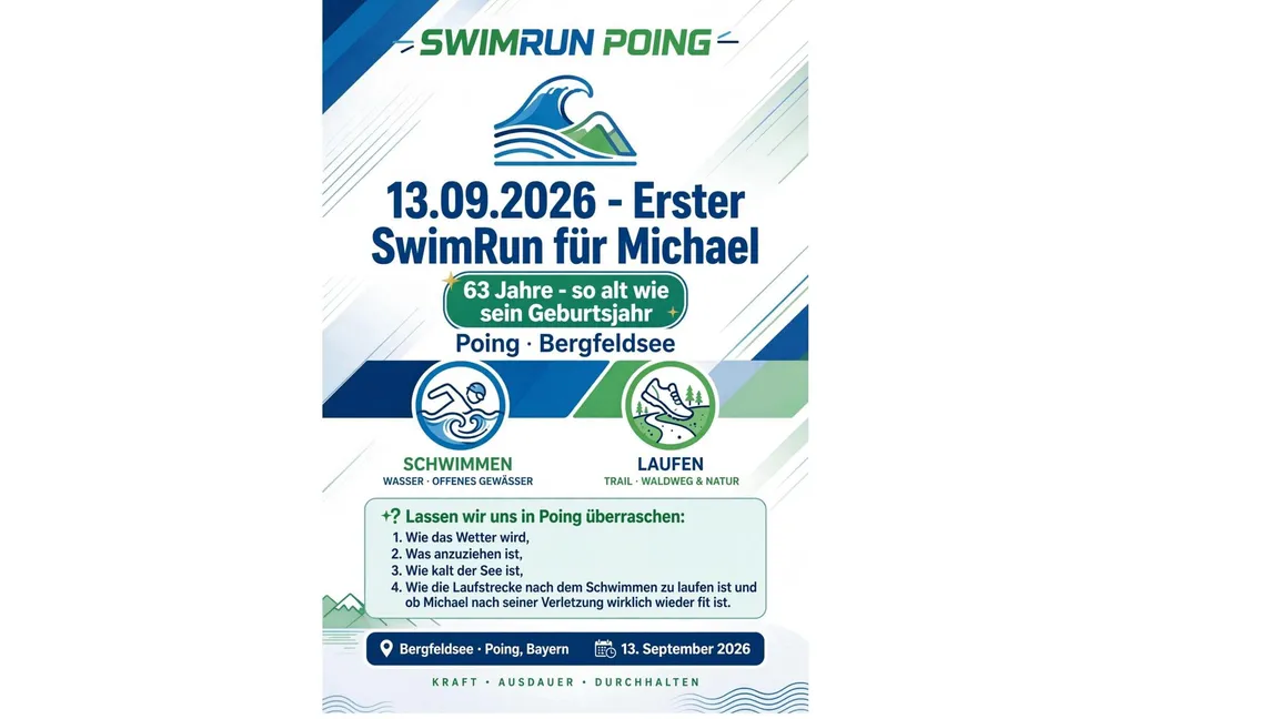 SwimRun -Erster Start im Alter des Geburtsjahres