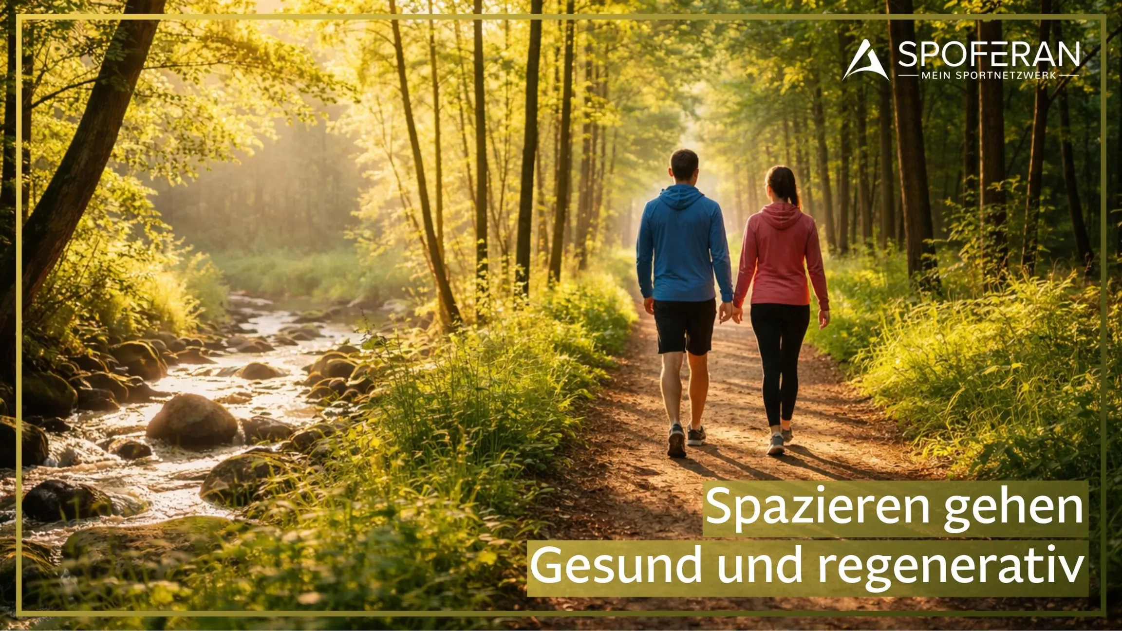Gesund und regenerativ: Spazieren gehen
