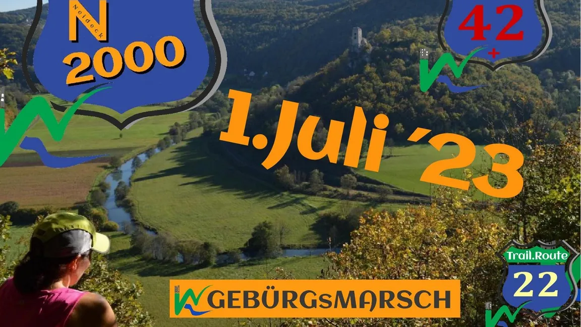 2000 Höhenmeter beim One Day Hike GEBÜRGsMARSCH im "Gebürg" des Frankenjura
