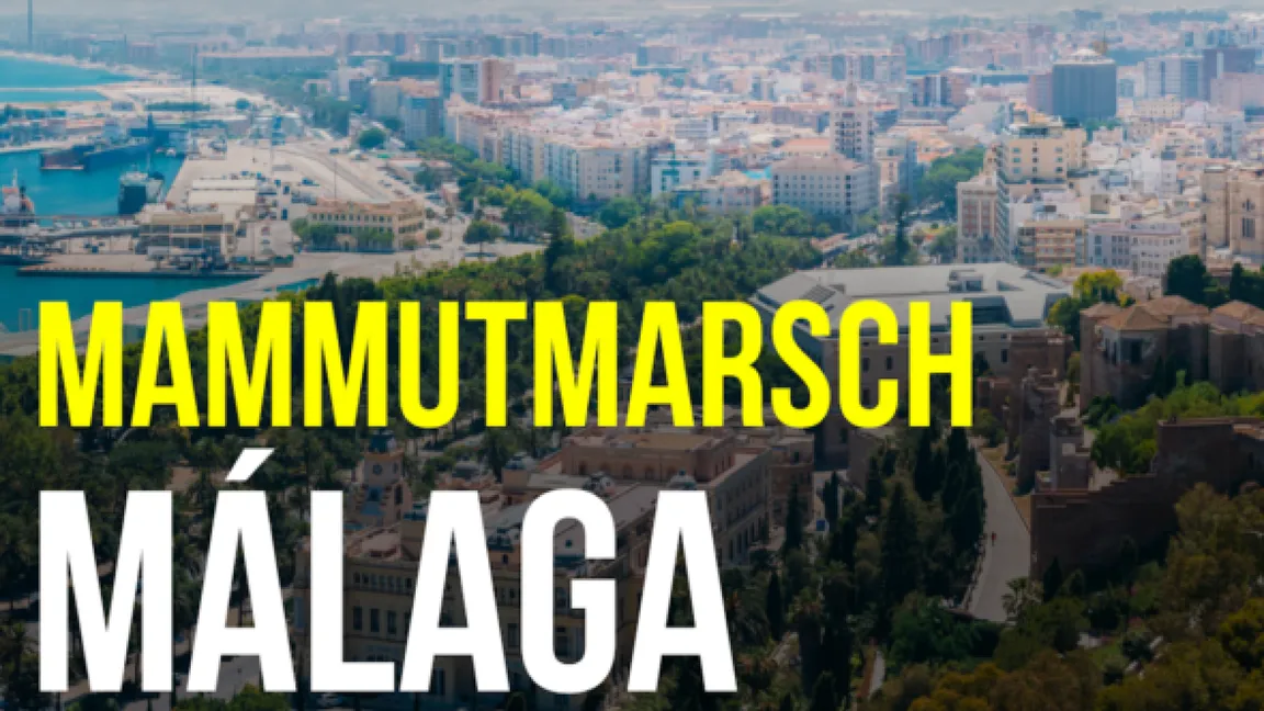 Mammutmarsch feiert Premiere in Málaga: Wandern entlang der Costa del Sol