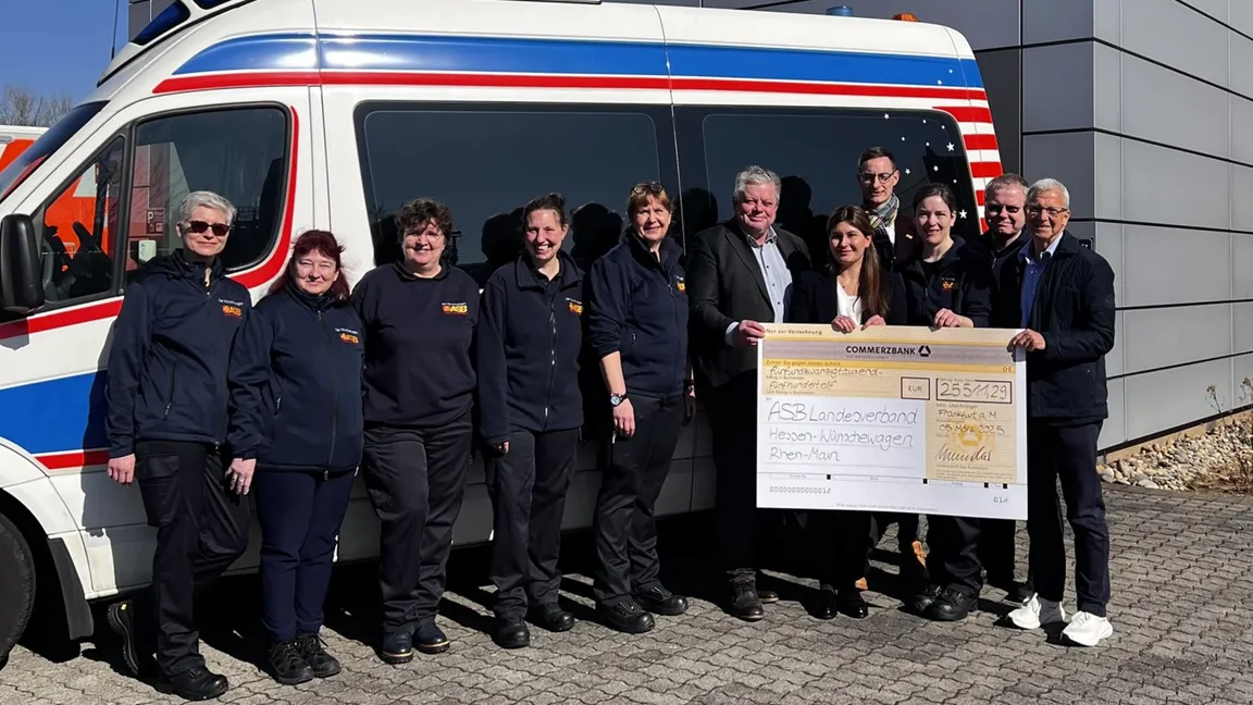 Mainova Frankfurt Marathon sammelt über 25.000 Euro für ASB-Wünschewagen