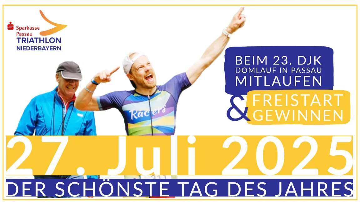 Sparkasse Passau TRIATHLON NIEDERBAYERN macht gemeinsame Sache mit dem Domlauf