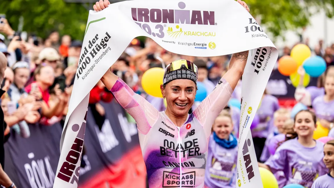 Laura Philipp und Lasse Nygaard Priester triumphieren beim IRONMAN 70.3 Kraichgau