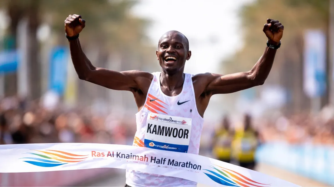 Kamworor gewinnt Halbmarathon in 58:14 – Jahresweltbestzeit in Ras Al Khaimah
