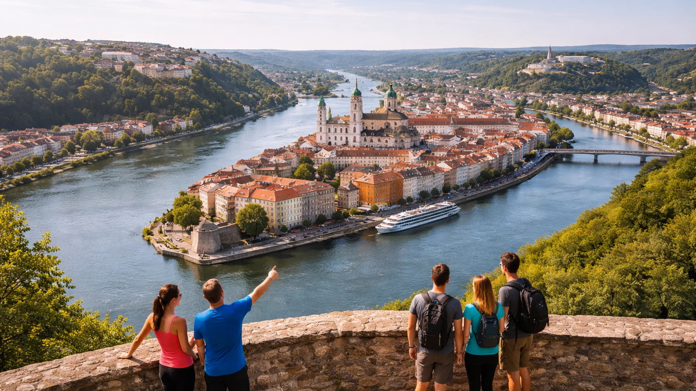 Sportliches Frühlingswochenende in Passau: Dreiflüssestadt erleben und Domlauf-Finish am Domplatz