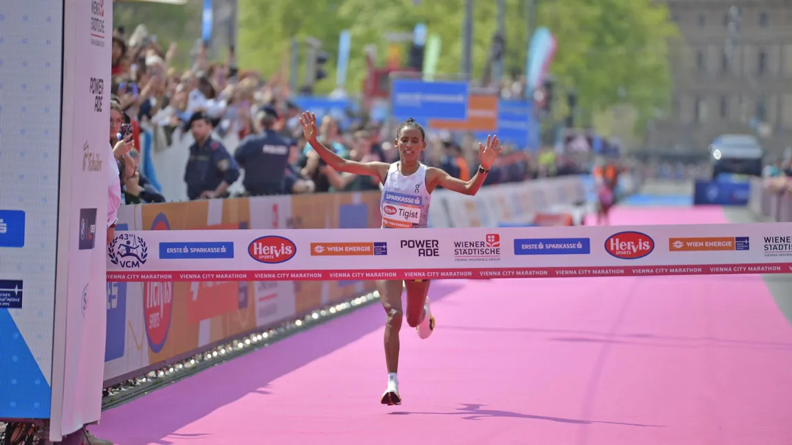 43. Vienna City Marathon: Rekordbeteiligung und neuer Streckenrekord durch Tigist Gezahagn