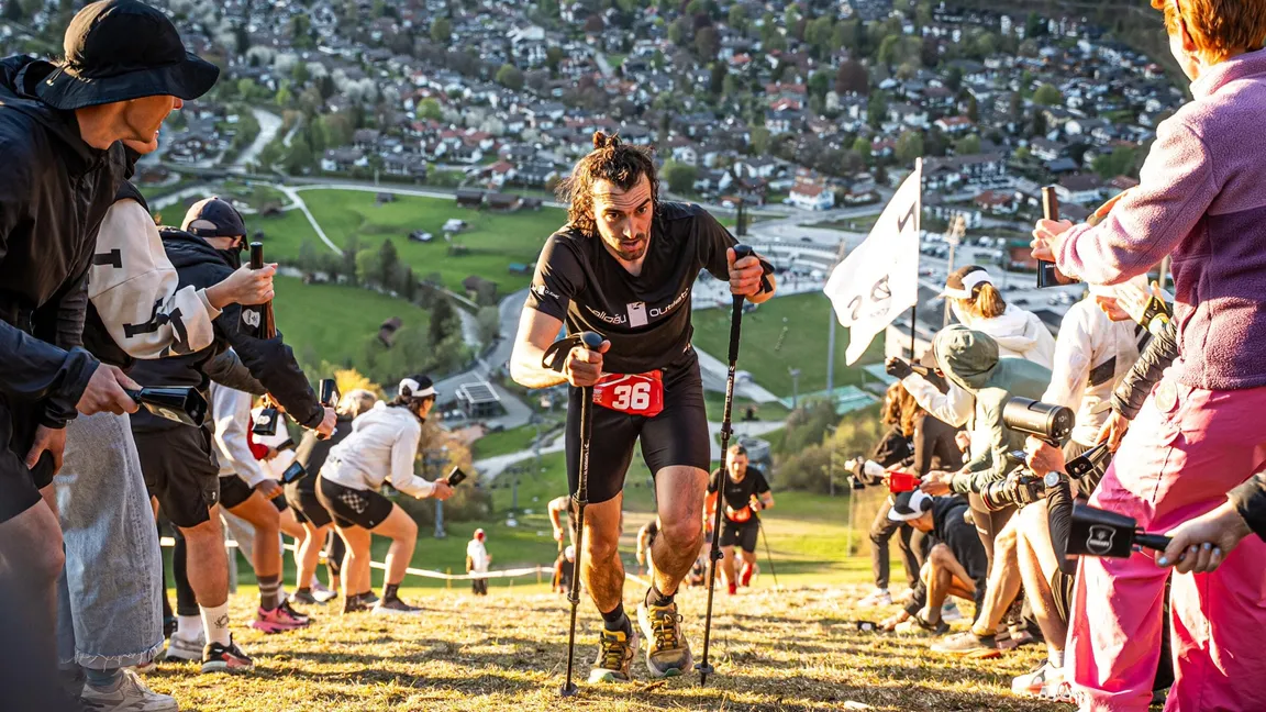 Lukas Gasser und Evi Gudelius gewinnen SCOTT GaPa Vertical 2026 in Garmisch