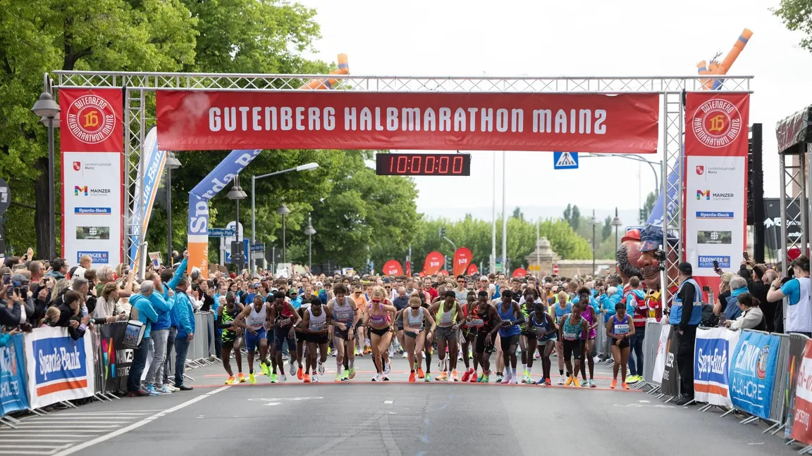 Gutenberg Halbmarathon Mainz 2026 mit Rekordchancen und Top-Elitefeld