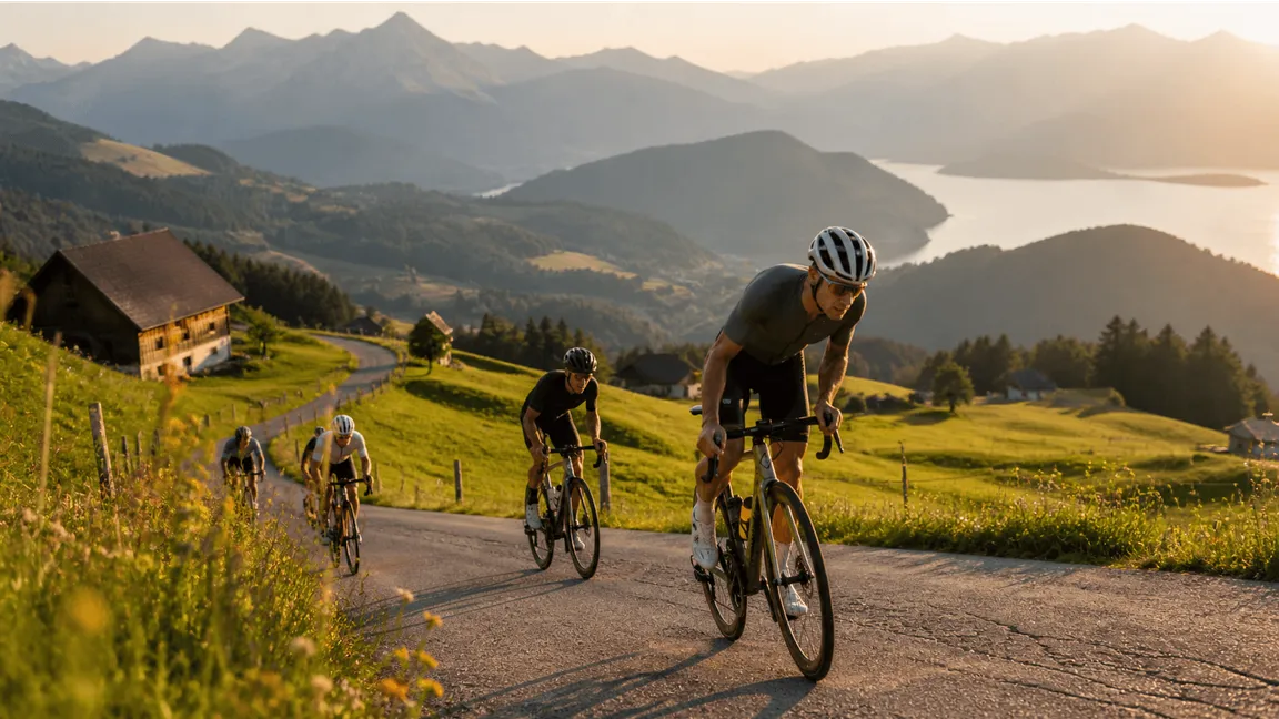 Dachsteinblick-Bergzeitfahren 2026: 4,2 km Anstieg mit bis zu 16 % Steigung am Attersee