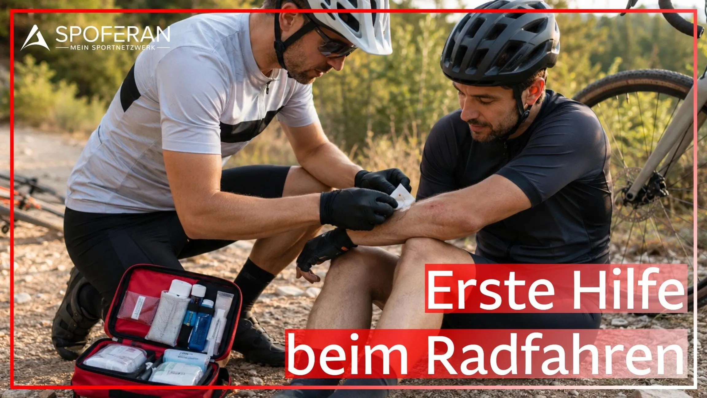 Erste Hilfe beim Radfahren: Was Du nach einem Unfall auf Tour tun solltest