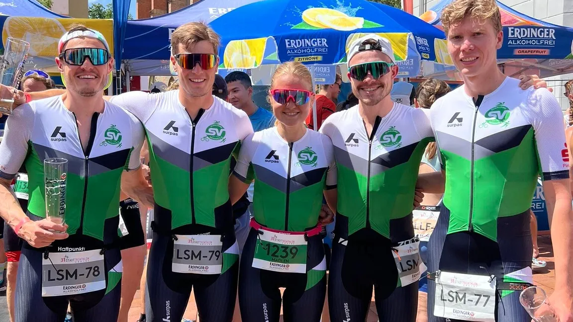 Markus Schipper erreicht Platz 9 beim 31. Erdinger Stadttriathlon trotz Disqualifikation im Team
