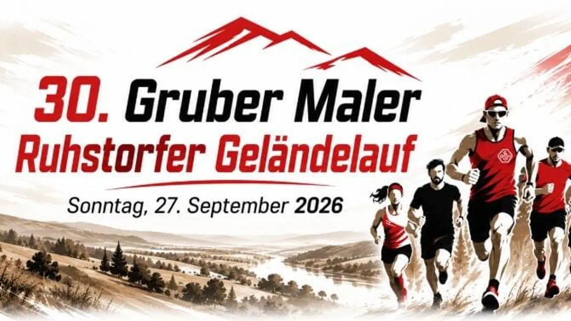 Anmeldung geöffnet: SVG Ruhstorf lädt zum 30. Gruber Maler Ruhstorfer Geländelauf ein