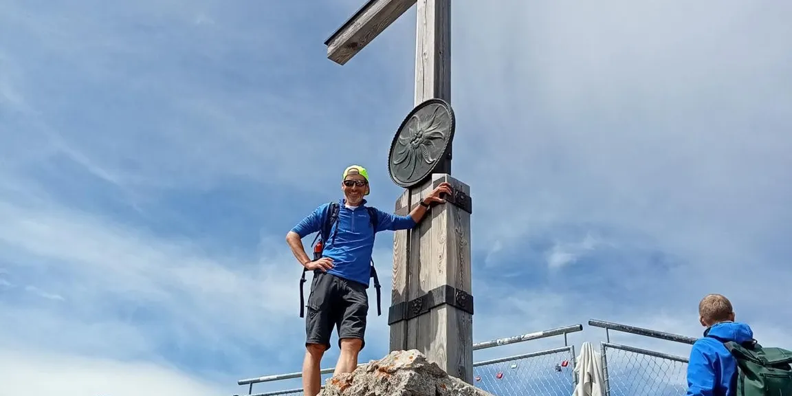 Auf der Wettkampfstrecke Nebelhornlauf ab Talstation über Bergstation bis Nebelhorn*Gipfel