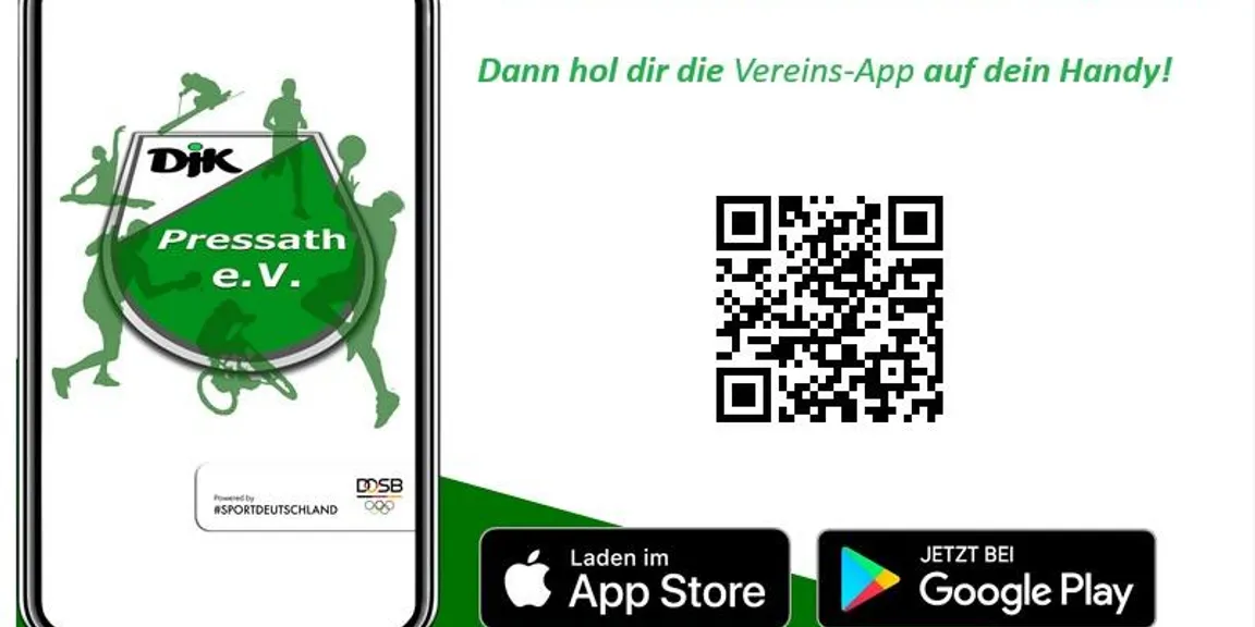 Vereins-App auf's Handy holen!
