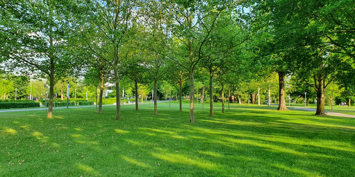 Zieleinlauf im Stadtpark Pocking.
