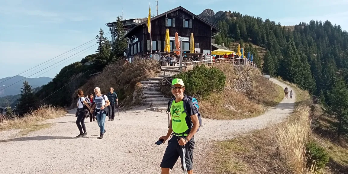 Wettkampfstrecke des Tegelberglaufs ab Tegelberg Talstation über Drehhüttenweg, Rohrkopfweg, Skiabfahrt zum Tegelberghaus und bis zur Bergstation.