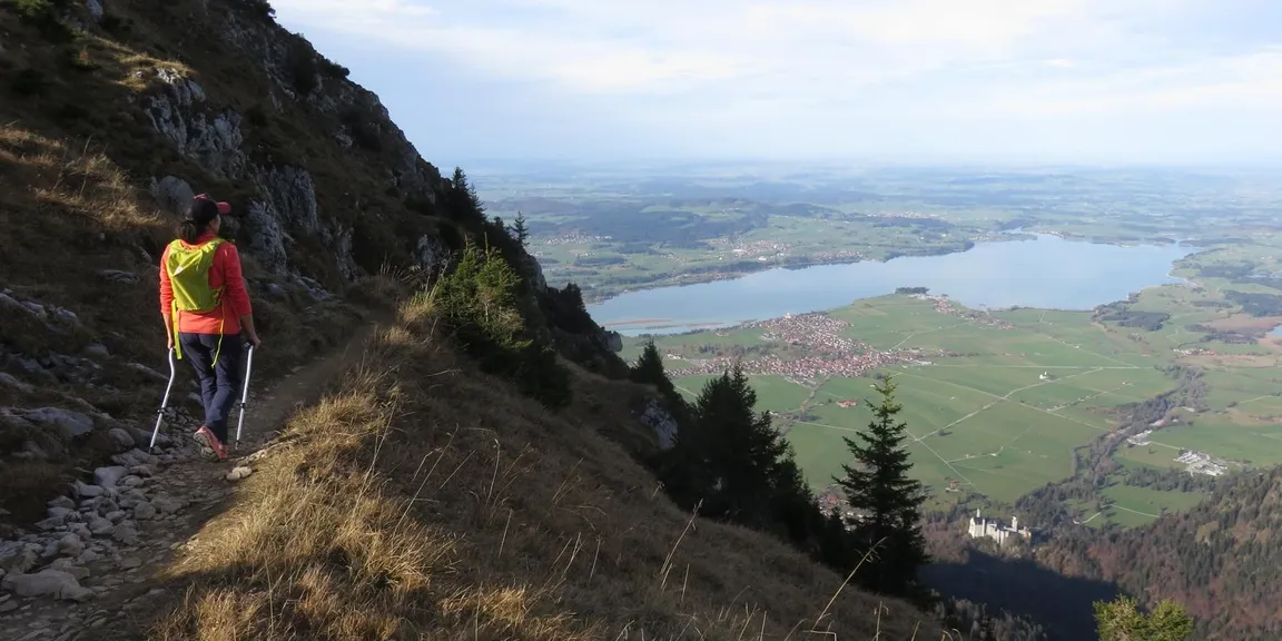Impressionen Aufstieg zum Gipfel des Säuling
