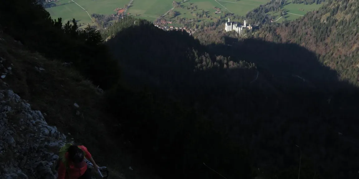 Impressionen Aufstieg zum Gipfel des Säuling
