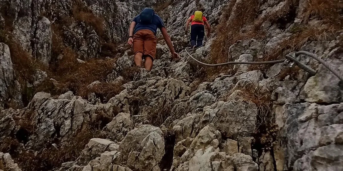 Impressionen Aufstieg zum Gipfel des Säuling