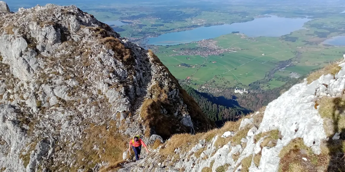 Impressionen Aufstieg zum Gipfel des Säuling