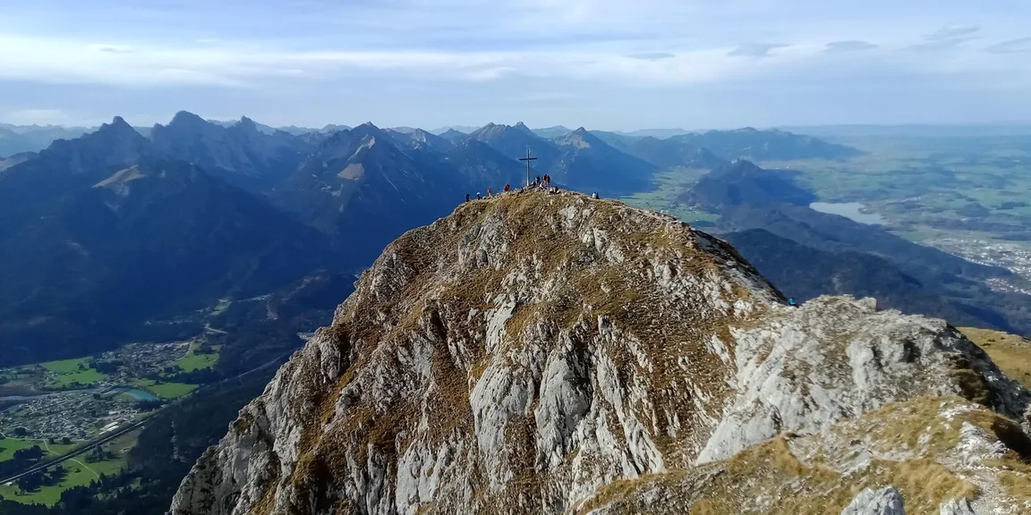 Impressionen Aufstieg zum Gipfel des Säuling
