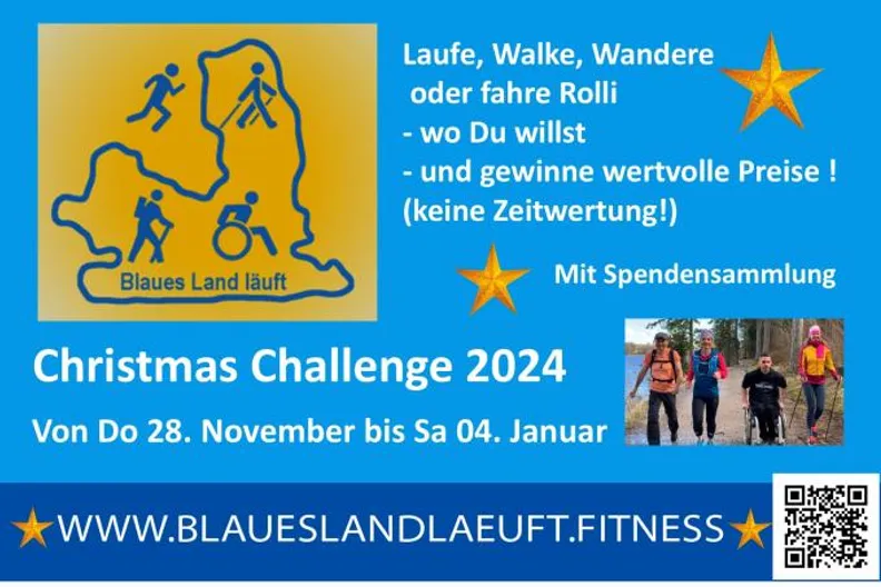 Blaues Land läuft: Christmas Challenge 2024