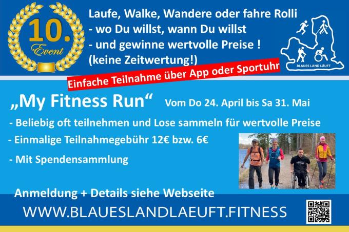 Blaues Land läuft: My Fitness Run 2025