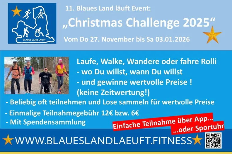 Blaues Land läuft: Christmas Challenge 2025