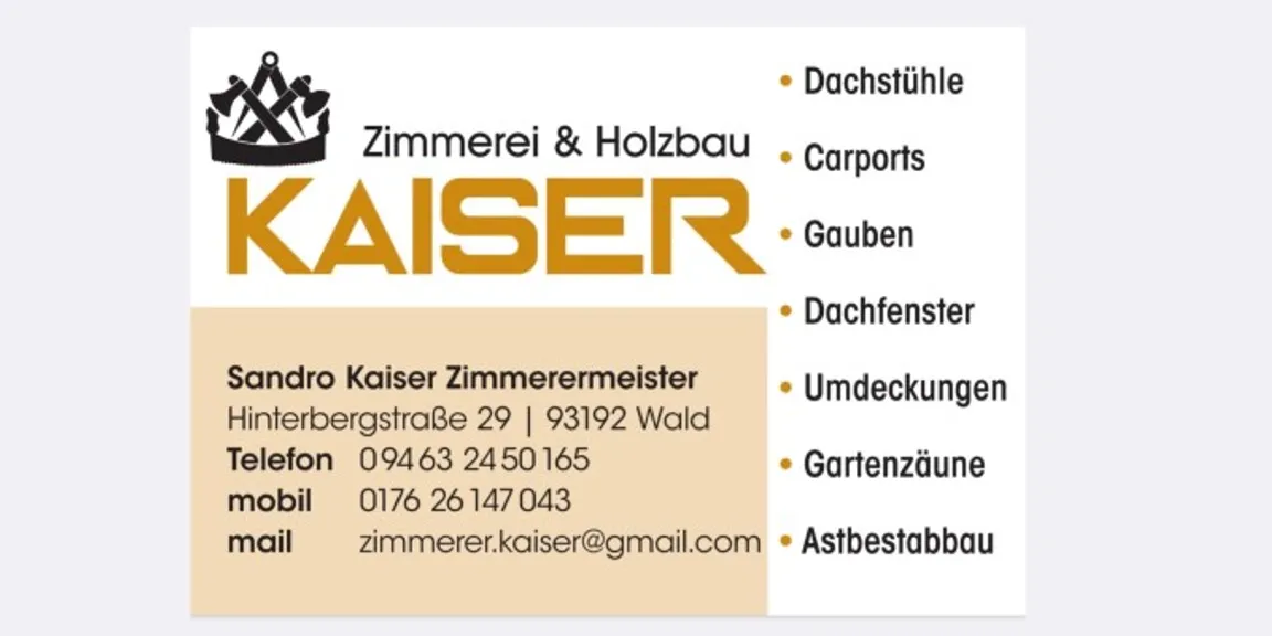 Zimmerei und Holzbau Kaiser