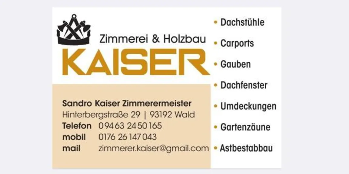 Zimmerei und Holzbau Kaiser